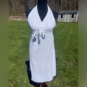 White Terrycloth dress, Medium